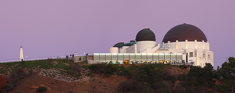 Griffith Observatory and the Los Angeles hills